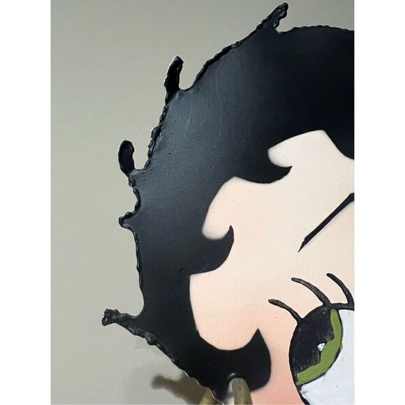 Rare Curtis Jere Betty Boop Cartoon 30" Metal Sculpture Signed - Picture 8 of 11